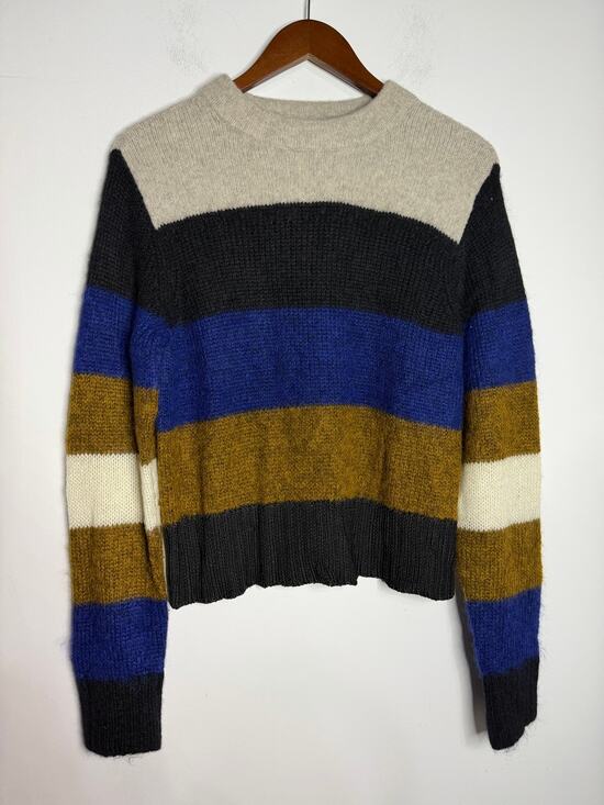 rag & bone Sweaters - Rag & Bone Britton Knit Stripe Sweater chunky texture Size Large